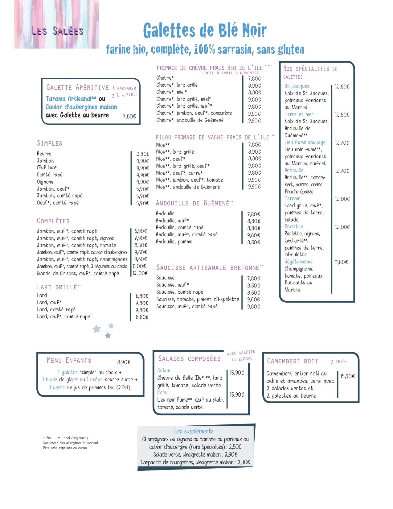 Menu craperie coton 2020